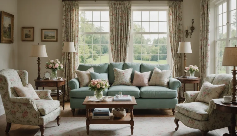 tissus style cottage anglais