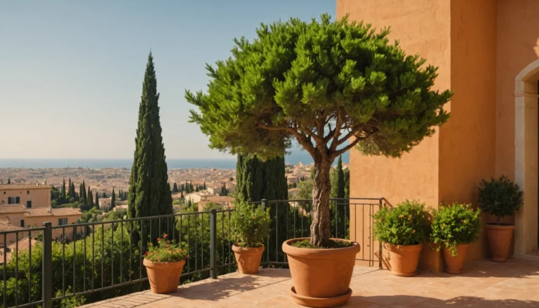 cyprès en pot