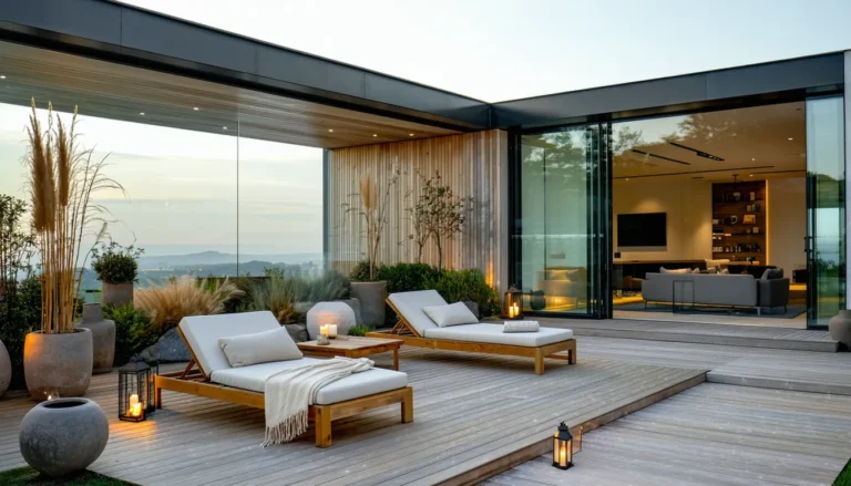 comment aménager une terrasse exposée au vent