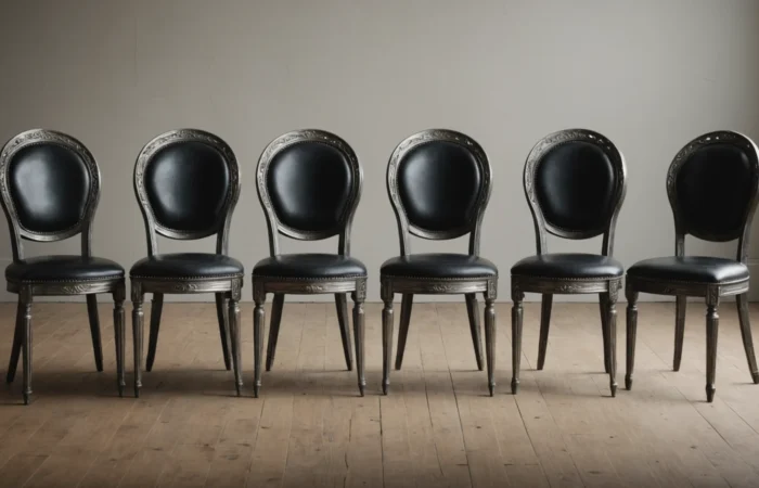 lot de 4 chaises couleurs différentes