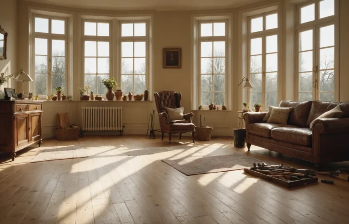 cire un parquet