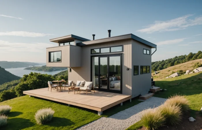 tiny house avec toit-terrasse